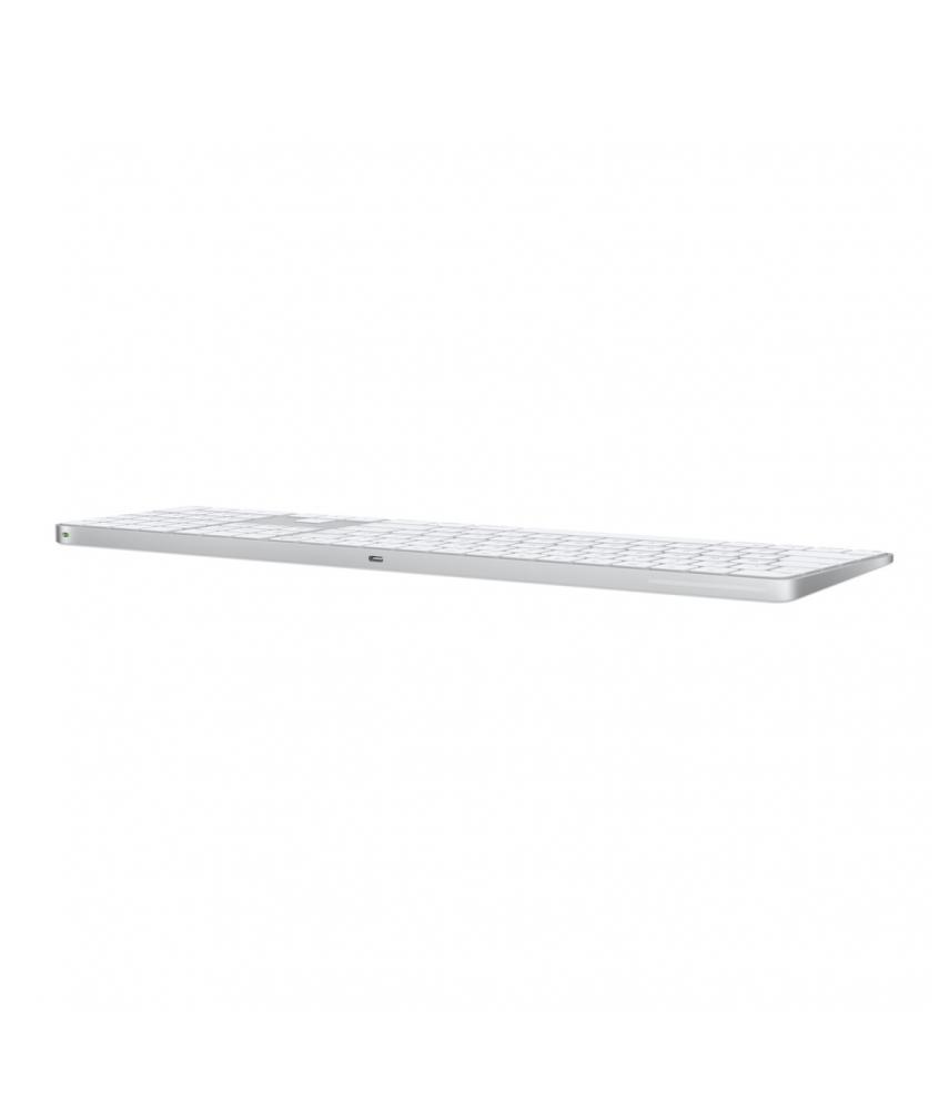 Apple çipli Mac modelleri için Touch ID özellikli ve Sayısal Tuş Takımlı Magic Keyboard (USB–C) - Türkçe F Klavye - Beyaz Tuşlar