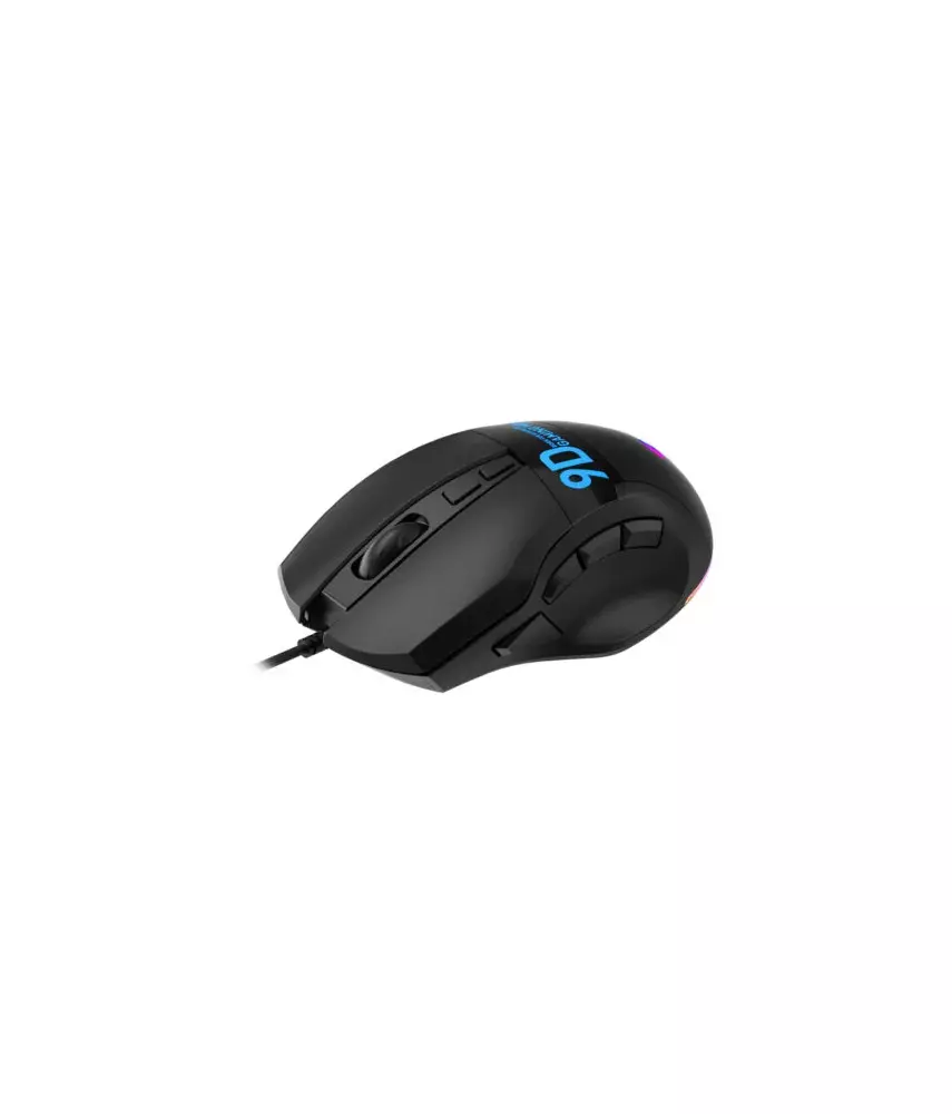 Lecoo MS130 Kablolu 9 Makro Tuşlu RGB LED Aydınlatmalı Gaming Optik Mouse Siyah