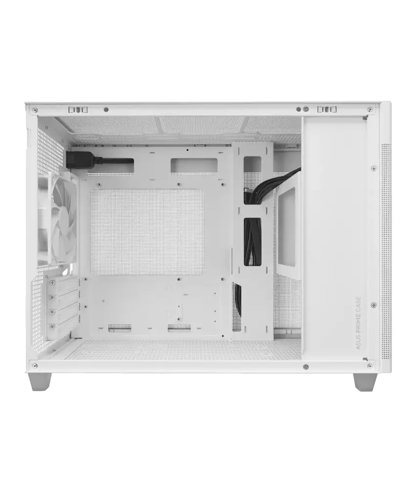 ASUS Prime AP201 Tempered Glass MicroATX Case Beyaz