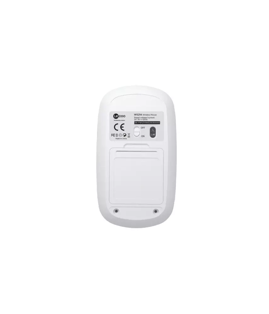 Lecoo WS214 Kablosuz 1200DPI 3 Tuşlu Optik Mouse Beyaz