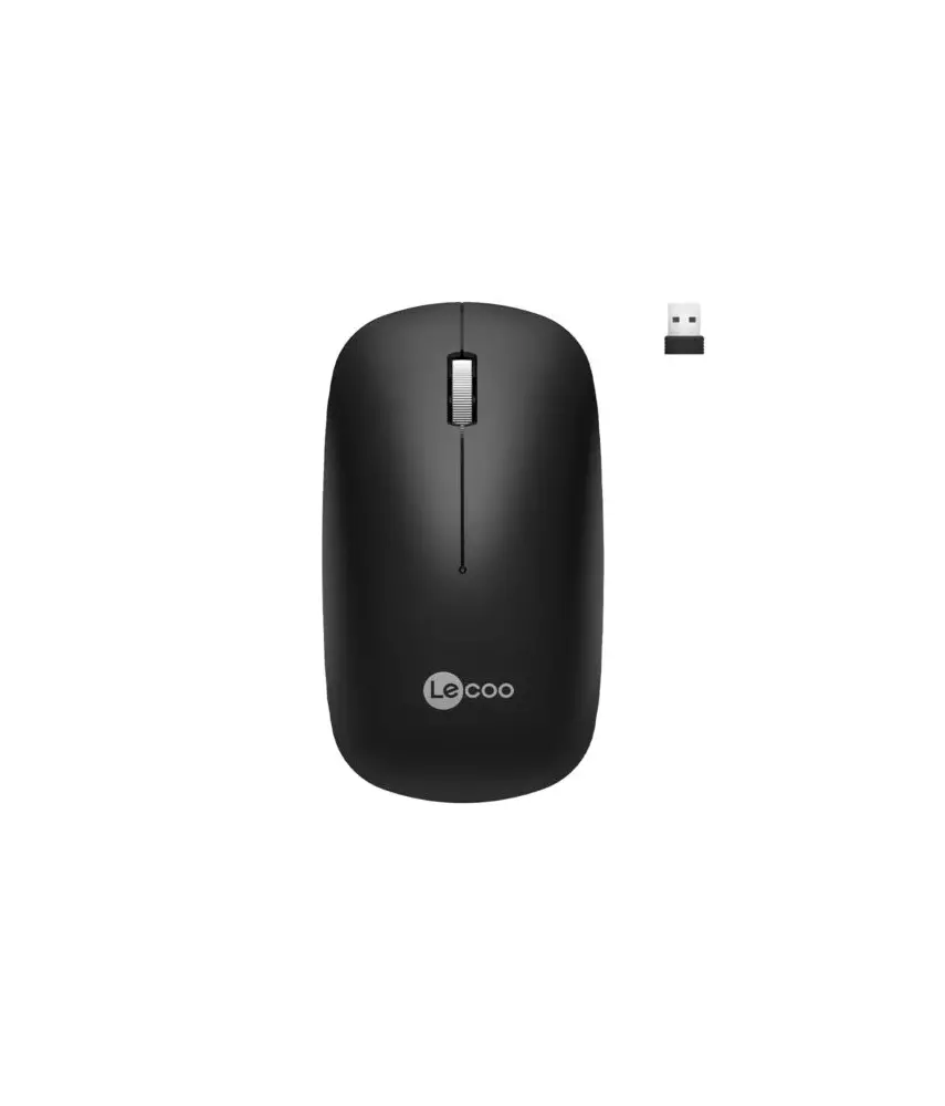 Lecoo WS214 Kablosuz 1200DPI 3 Tuşlu Optik Mouse Siyah