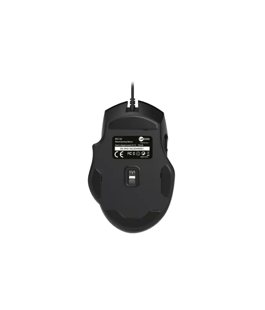 Lecoo MS130 Kablolu 9 Makro Tuşlu RGB LED Aydınlatmalı Gaming Optik Mouse Siyah