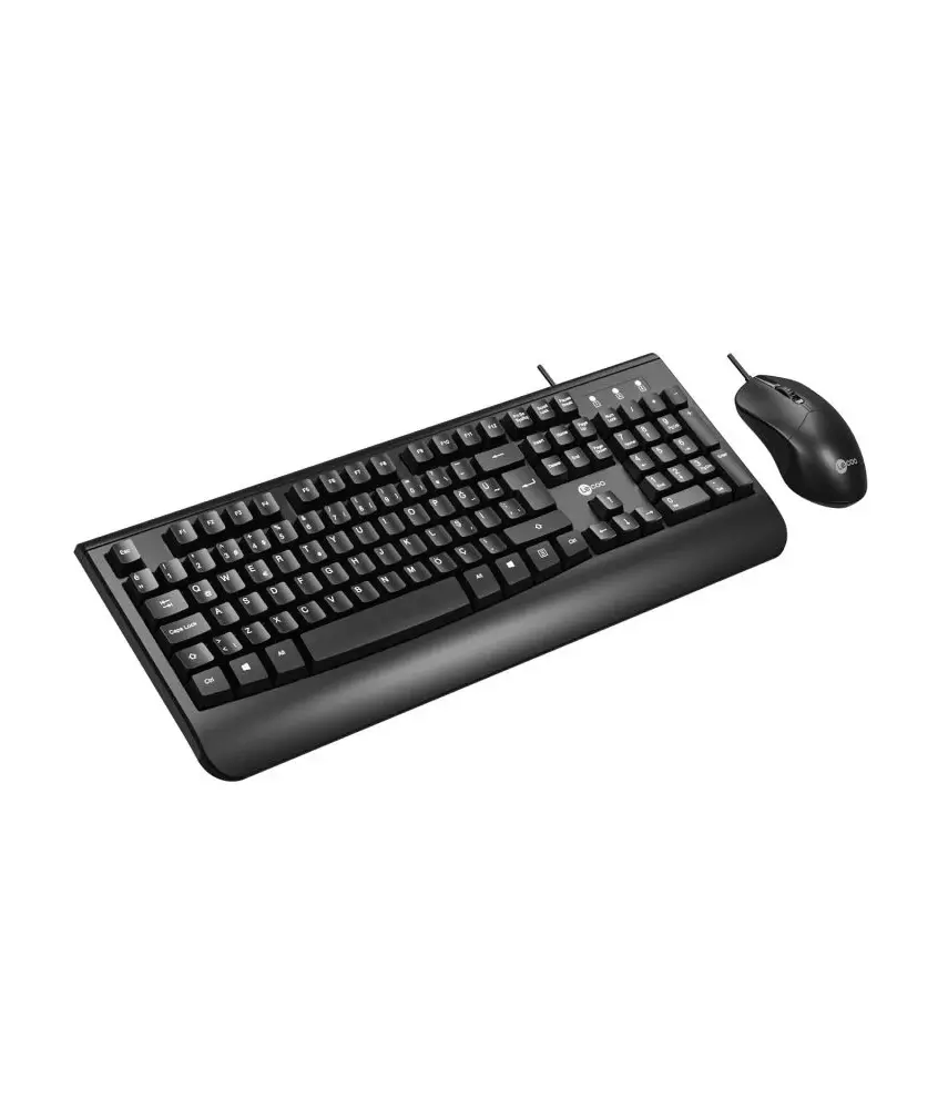 Lecoo CM105 USB Kablolu Türkçe Q Klavye & Mouse Set Siyah