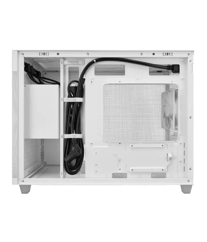 ASUS Prime AP201 Tempered Glass MicroATX Case Beyaz