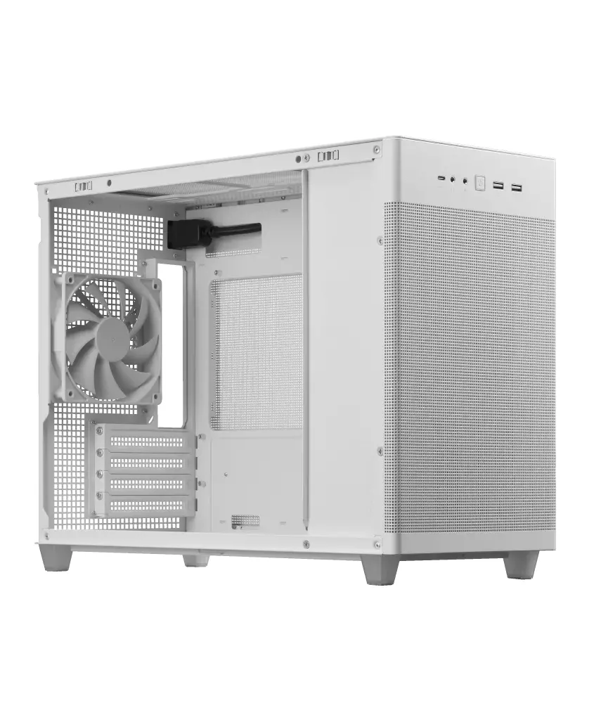 ASUS Prime AP201 Tempered Glass MicroATX Case Beyaz