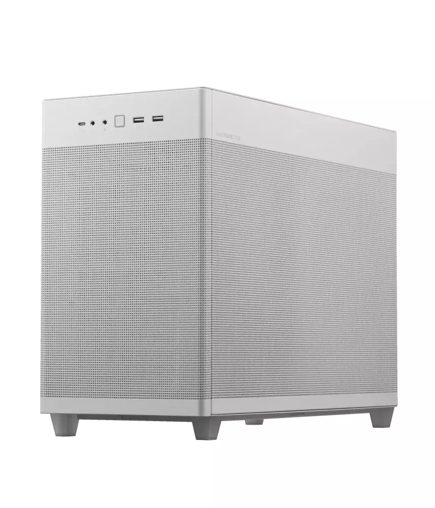 ASUS Prime AP201 Tempered Glass MicroATX Case Beyaz