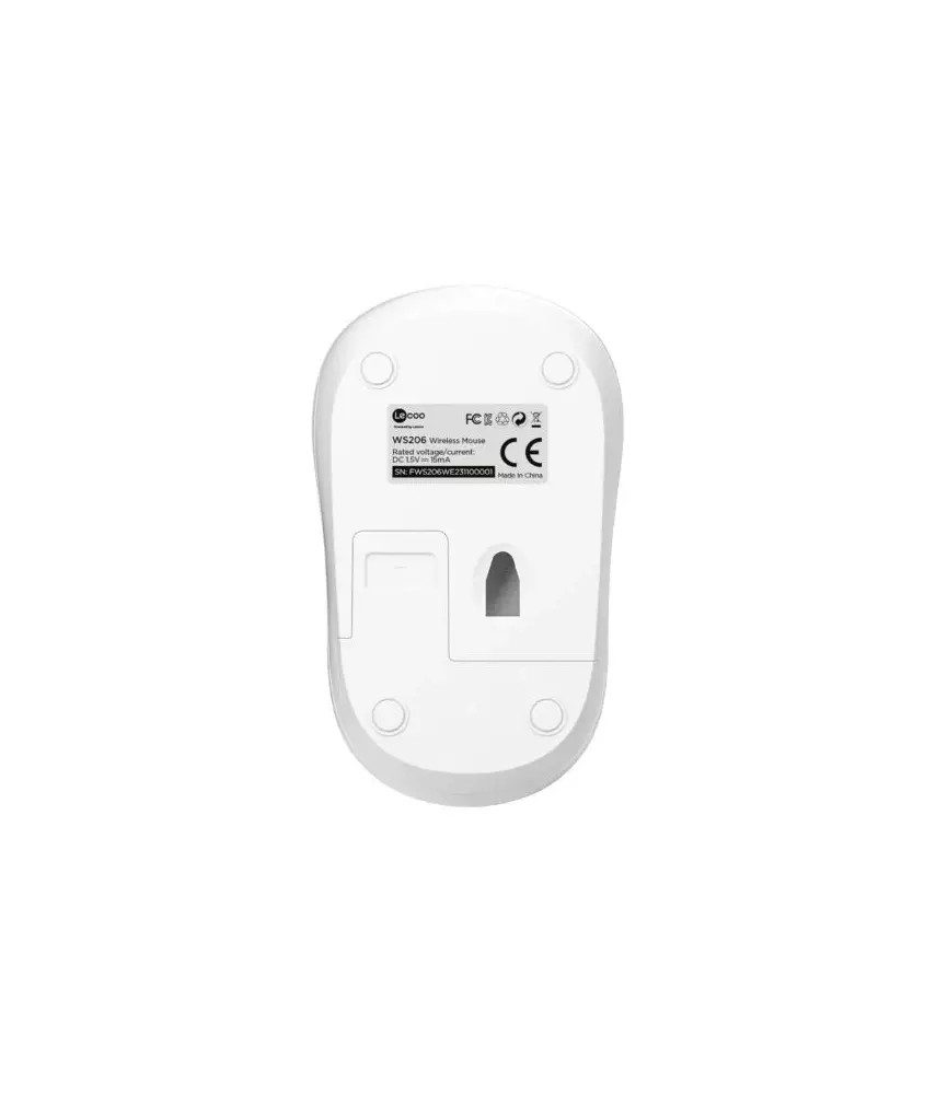 Lecoo WS206 Kablosuz 1200DPI 3 Tuşlu Optik Mouse Beyaz