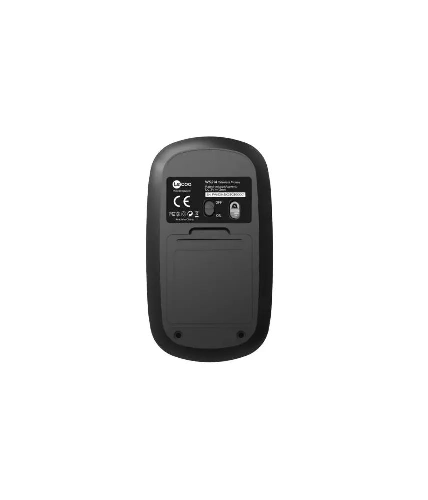 Lecoo WS214 Kablosuz 1200DPI 3 Tuşlu Optik Mouse Siyah