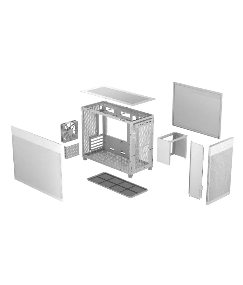 ASUS Prime AP201 Tempered Glass MicroATX Case Beyaz