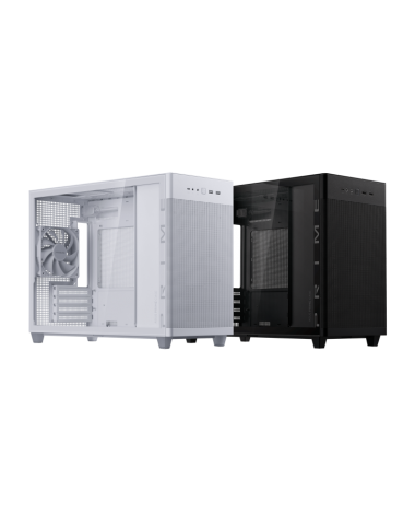 ASUS Prime AP201 Tempered Glass MicroATX Case Beyaz
