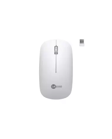 Lecoo WS214 Kablosuz 1200DPI 3 Tuşlu Optik Mouse Beyaz