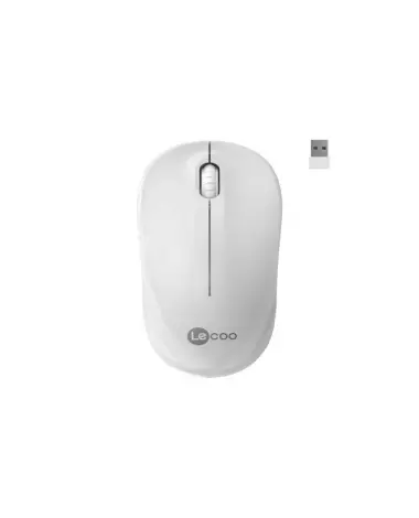Lecoo WS206 Kablosuz 1200DPI 3 Tuşlu Optik Mouse Beyaz