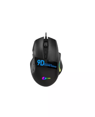 Lecoo MS130 Kablolu 9 Makro Tuşlu RGB LED Aydınlatmalı Gaming Optik Mouse Siyah